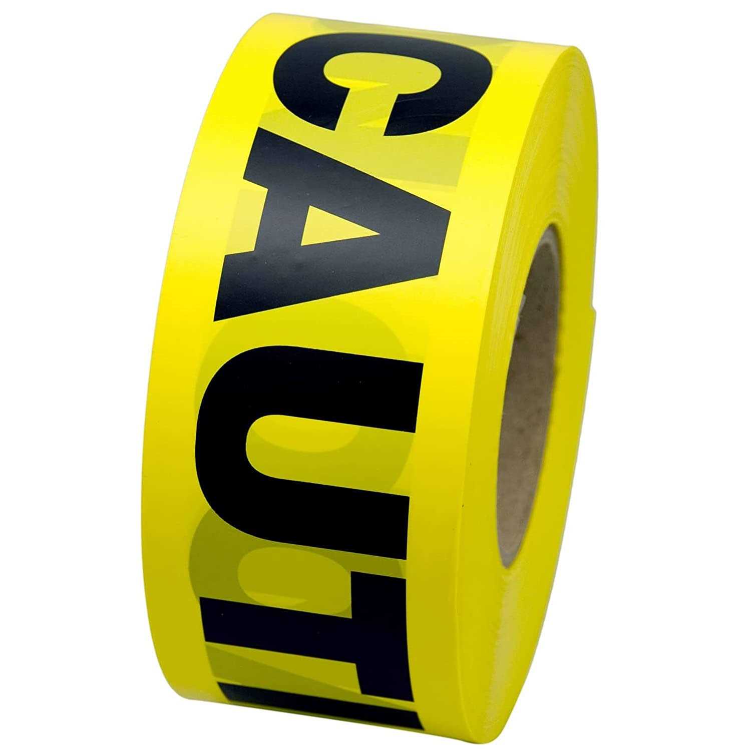 Cordova T15101 Barricade Tape CAUTION Yellow - Cheap Fitting