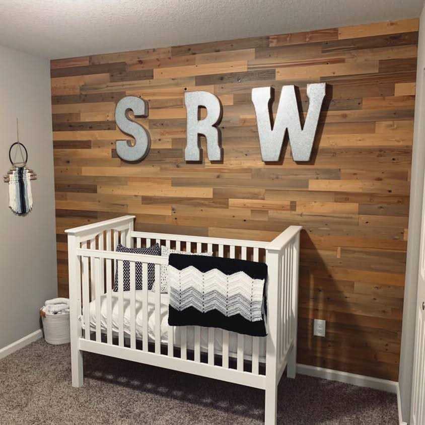 Timberchic Reclaimed Wooden Wall Planks Peel and Stick - Cheap Fitting