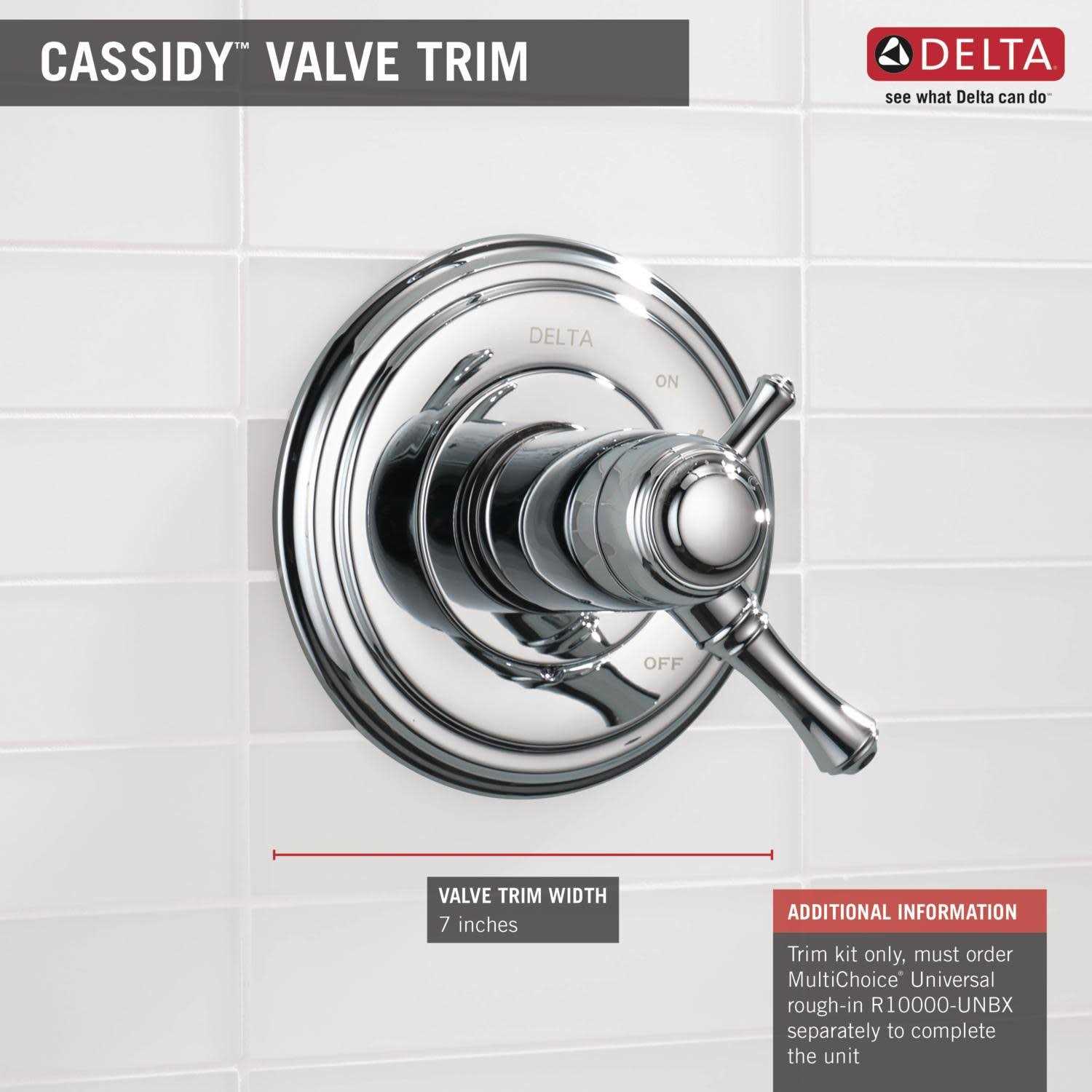 Delta Cassidy Monitor 17 Series Valve Only Trim T17097-SS - Cheap Fitting