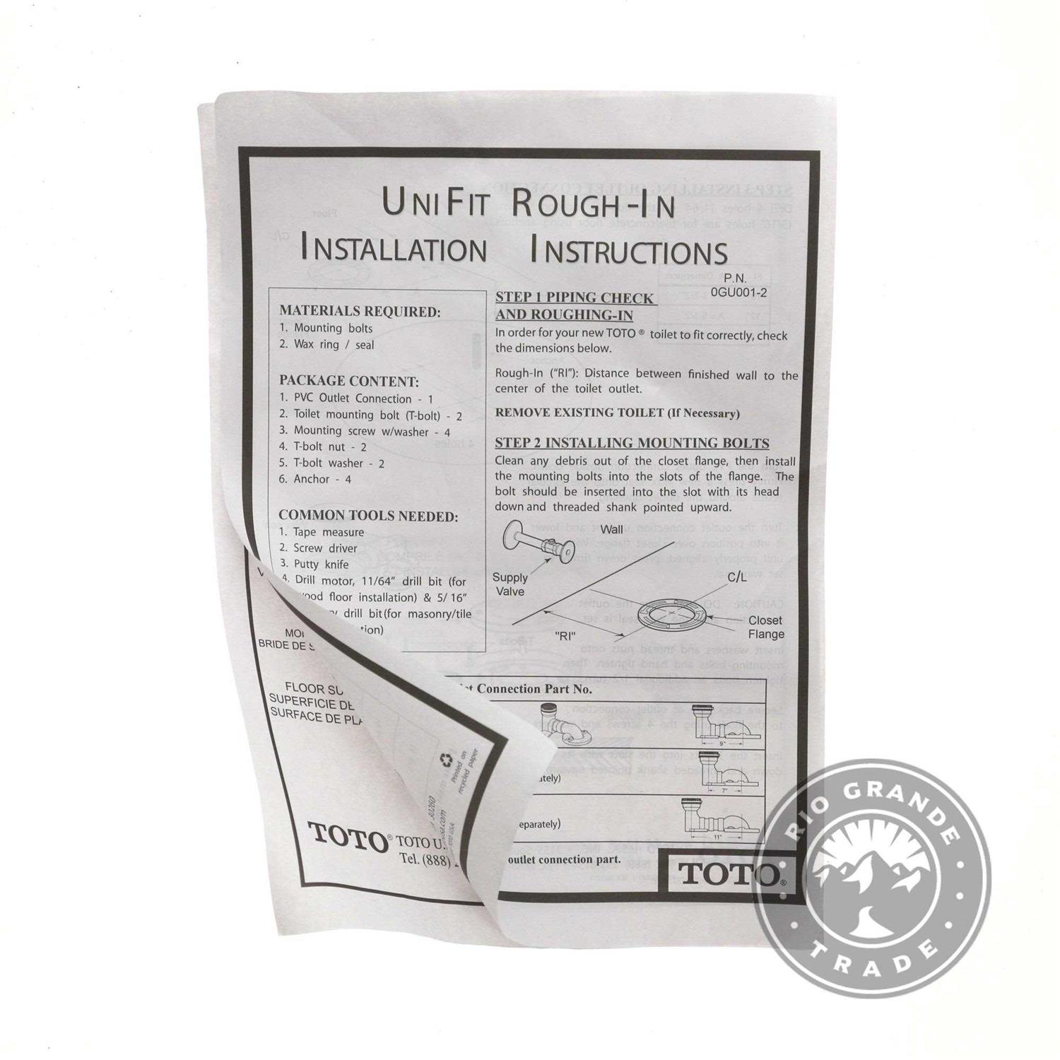 Toto TSU01W.14R Unifit - Cheap Fitting