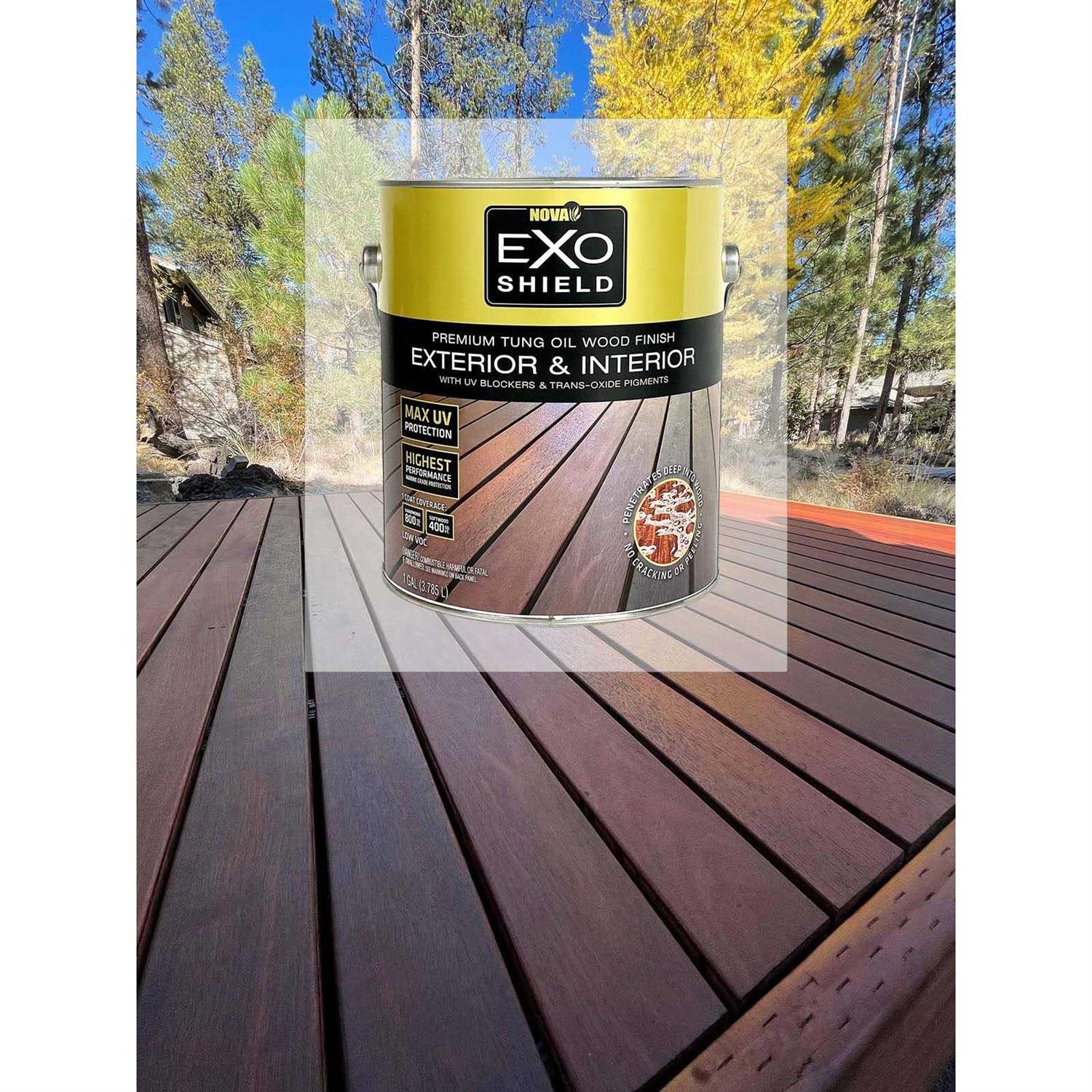 Exoshield Tung Oil Wood Stain - Cheap Fitting