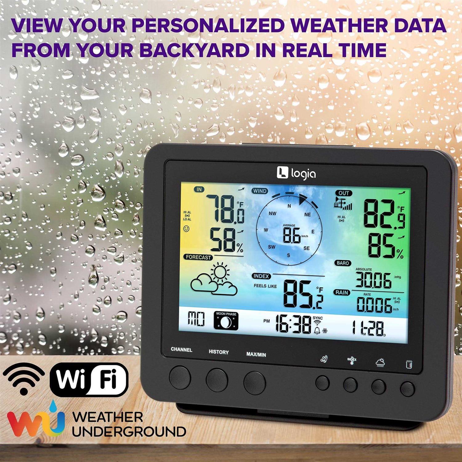 Logia 5-in-1 Wi-Fi Weather Station - Cheap Fitting