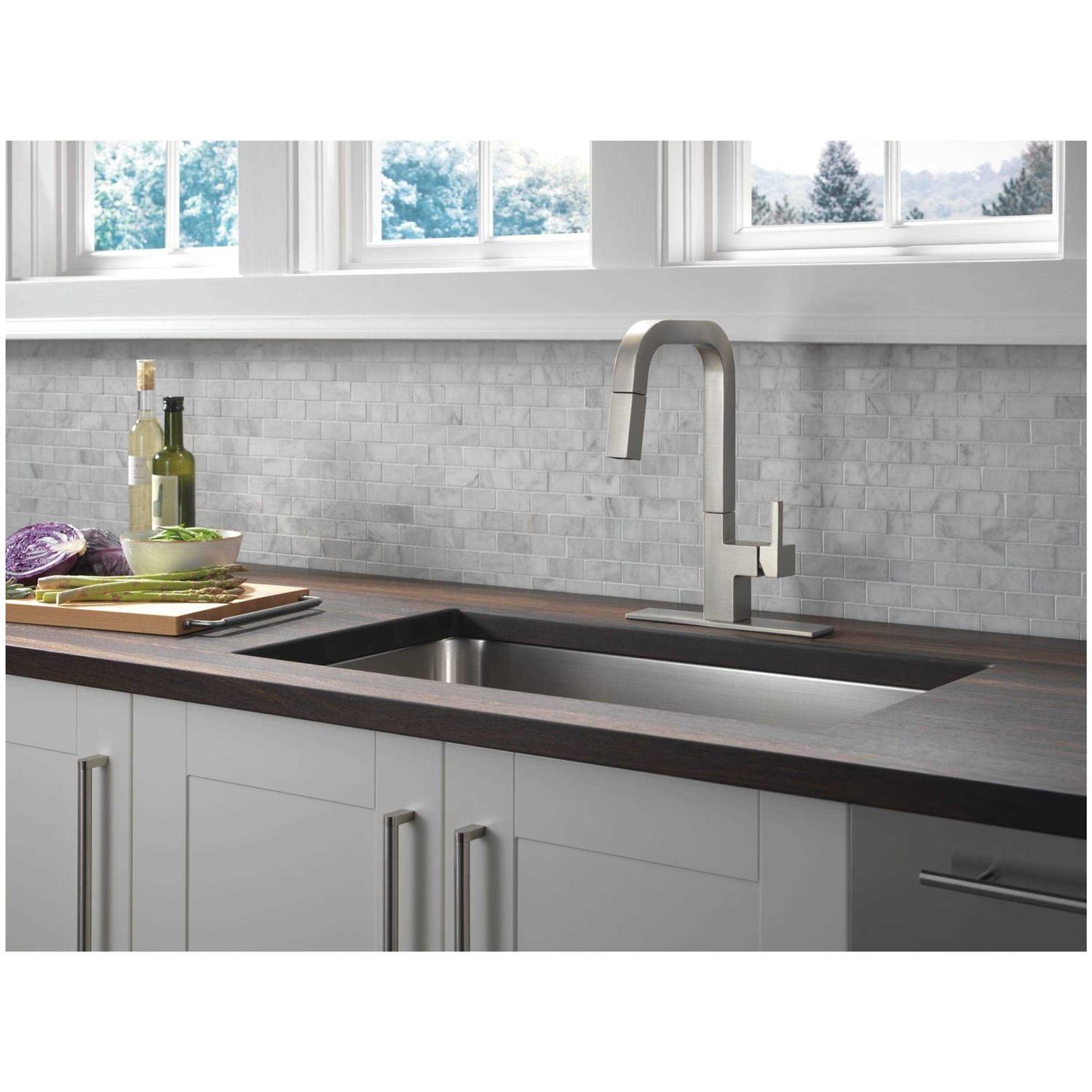 Delta Junction Pull Down Single Kitchen Faucet - Cheap Fitting