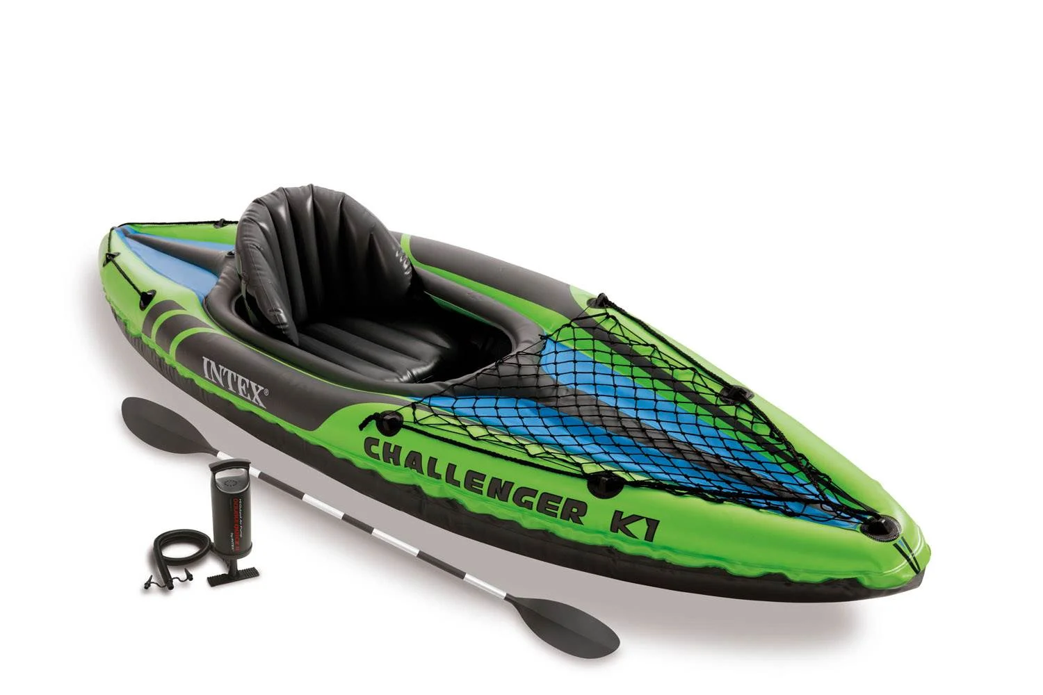 Intex Challenger K1 1-Person Inflatable Sporty Kayak w/ Oars And Pump (4 Pack) - Cheap Fitting