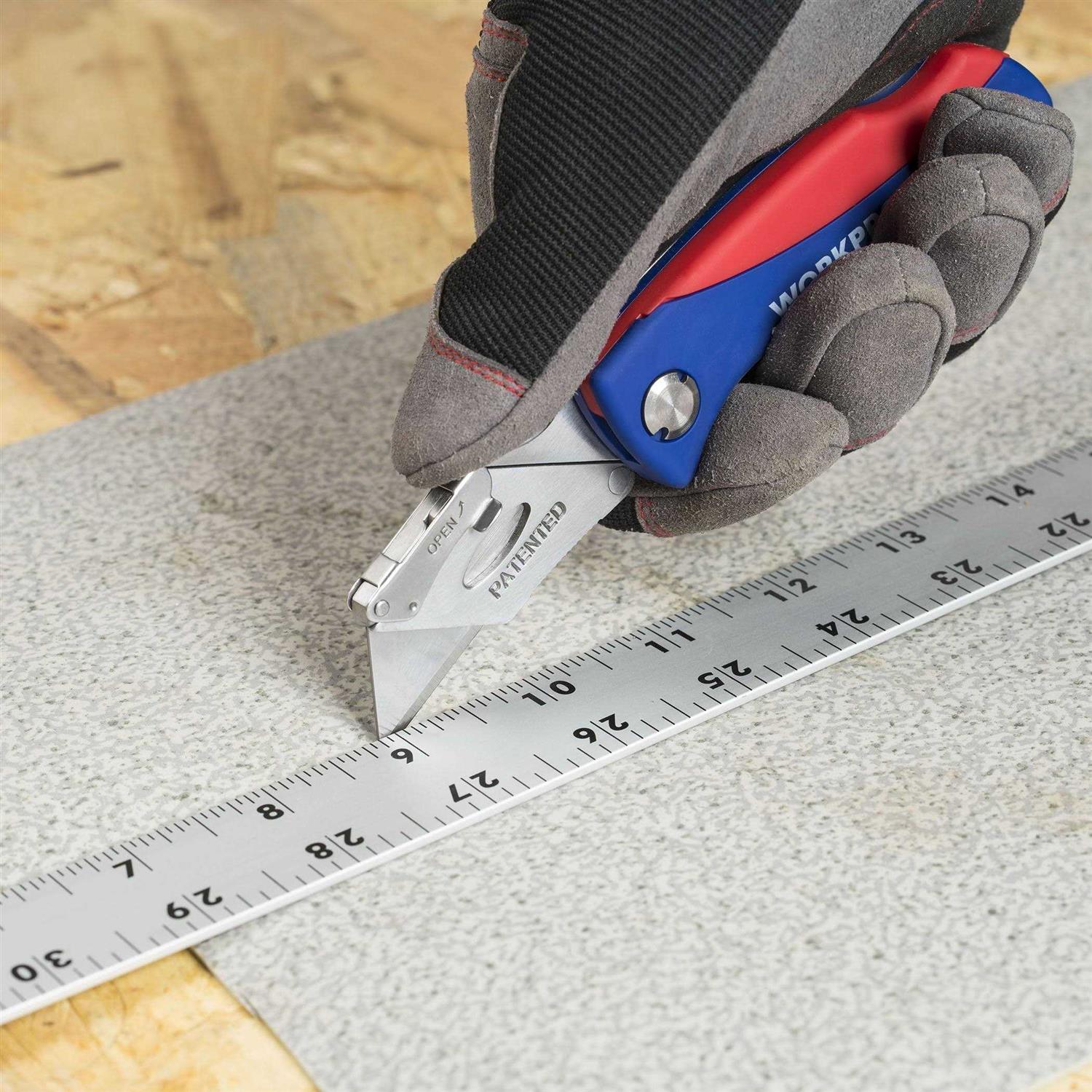 WORKPRO Folding Utility Knife Quick-Change Box Cutter - Cheap Fitting