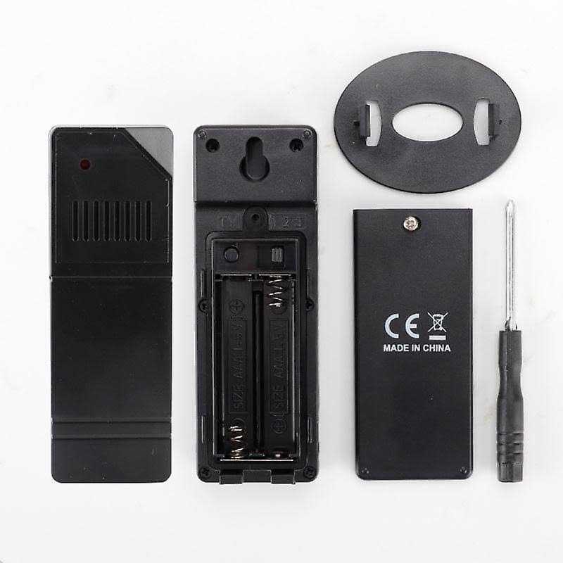 Mickcara Digital LCD Weather Station Thermometer Hygrometer with Wireless Sensor, Weather Forecast, Time Display and Black Night Light - Cheap Fitting