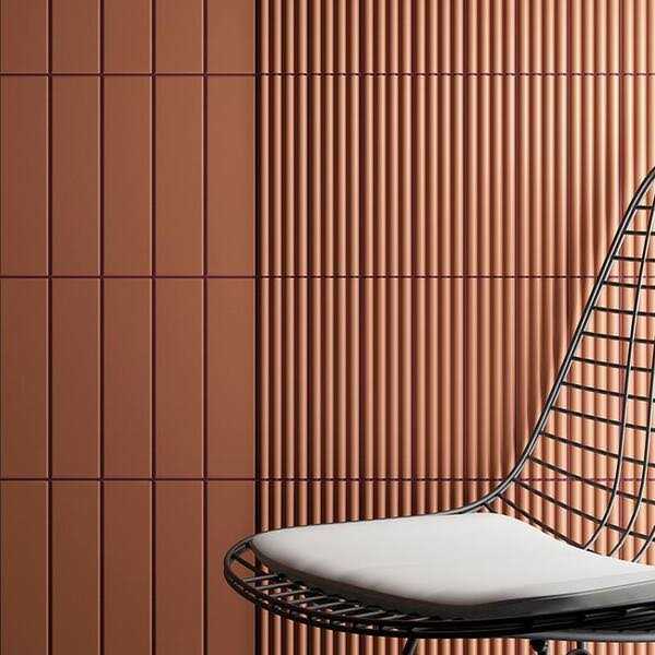 Apollo Tile Arte 1.97 in. x 7.87 in. Matte Ceramic Subway Deco Wall and Floor Tile - Cheap Fitting