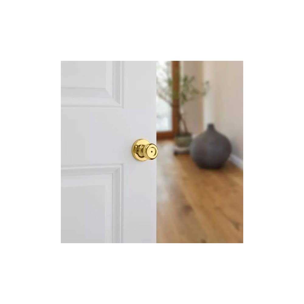 Kwikset Mobile Home Polished Brass Privacy Knob - Cheap Fitting