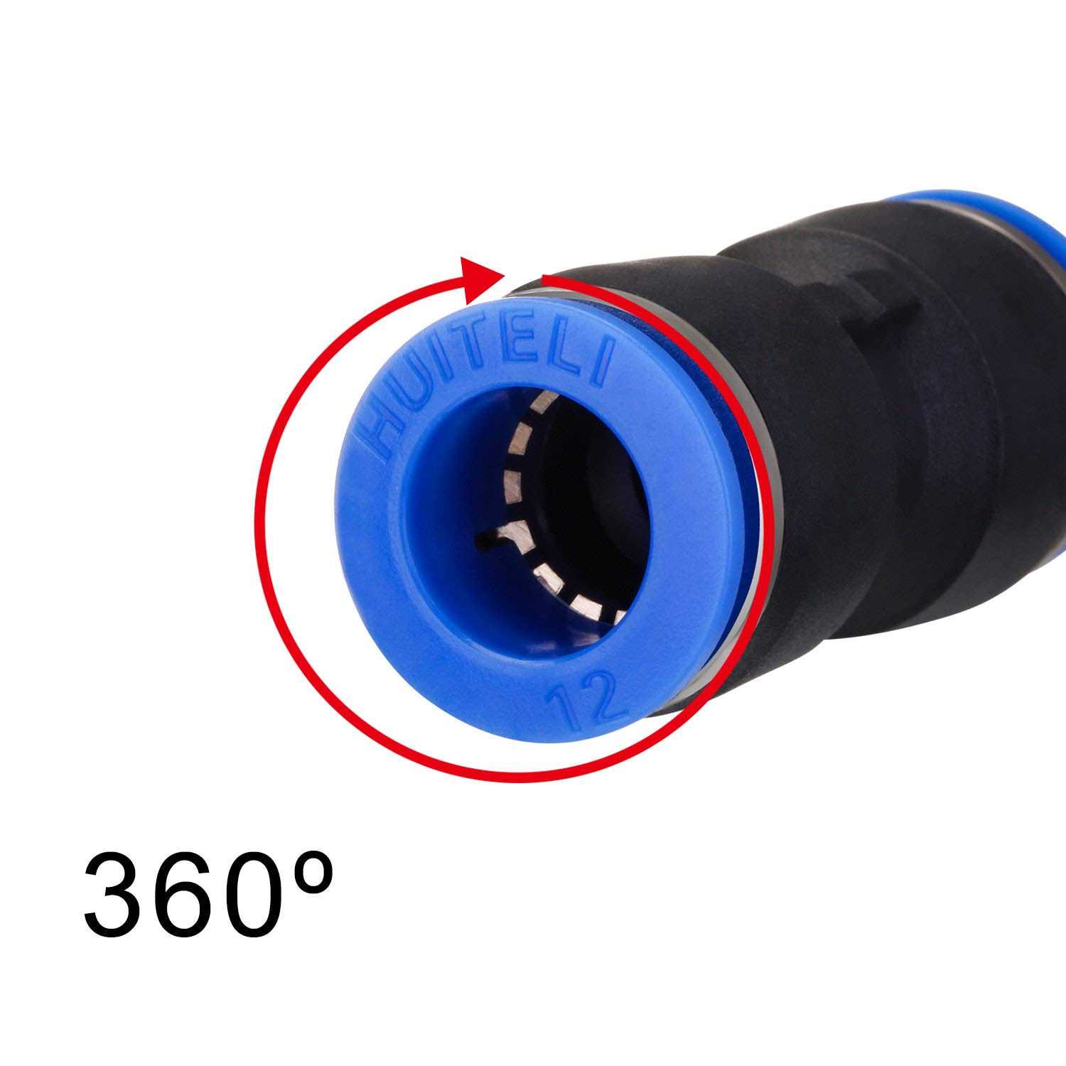 Honoson 40 Pieces Straight Push Connectors - Cheap Fitting