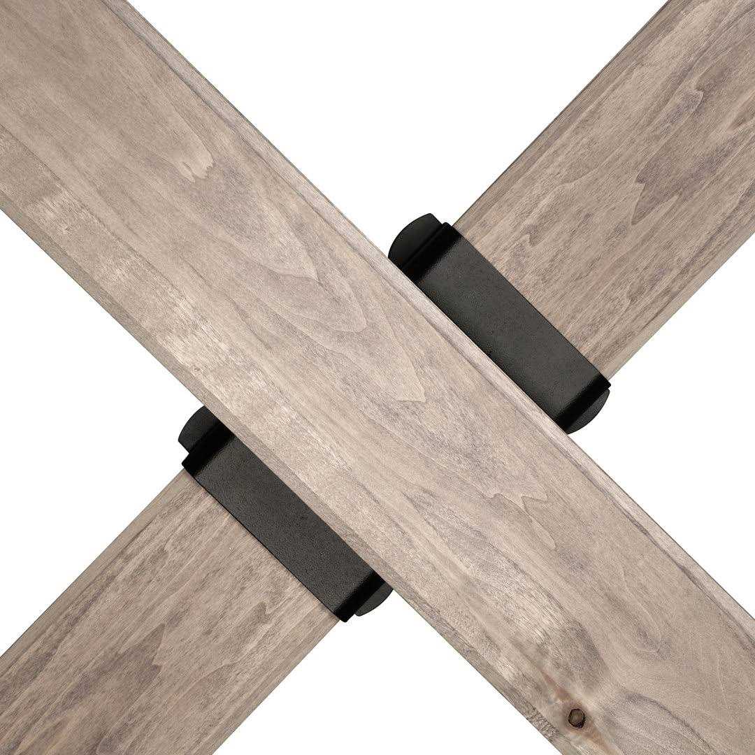 Ornamental 0.125-in x 5-in x 5-in Prefinished Metal Decorative Bracket - Cheap Fitting