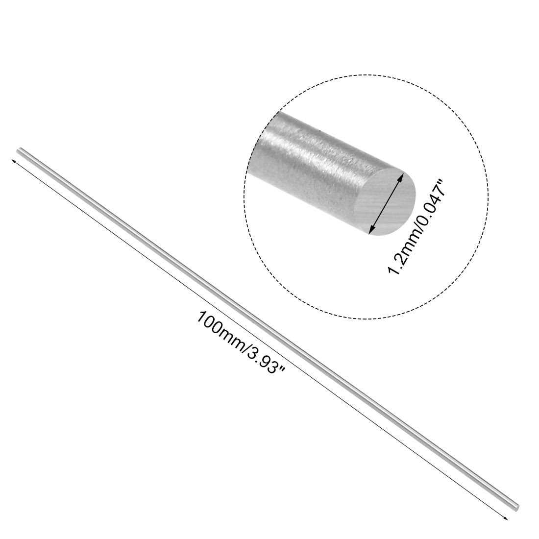 uxcell Round Rod Diameter 100mm Length HSS Lathe Bar Stock DIY Craft Tool Lathes - Cheap Fitting
