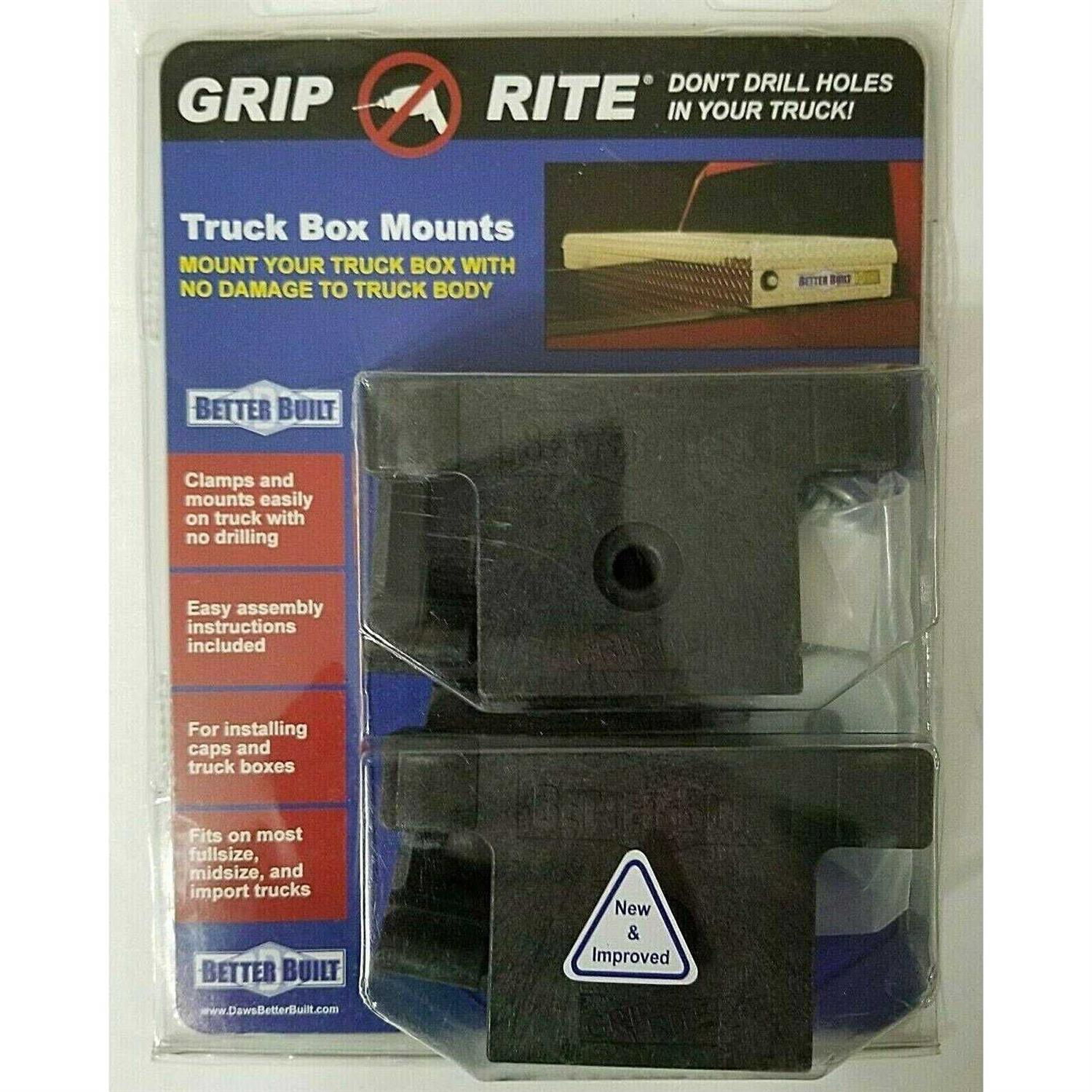 Better Built Grip Rite No-Drill Truck Tool Box Mounts 29510402 - Cheap Fitting