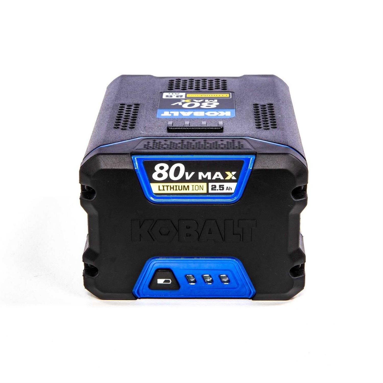 Kobalt 80-volt 2.5-amp Hours Rechargeable Lithium Ion Cordless Power Equipment Battery KB 2580-06 - Cheap Fitting
