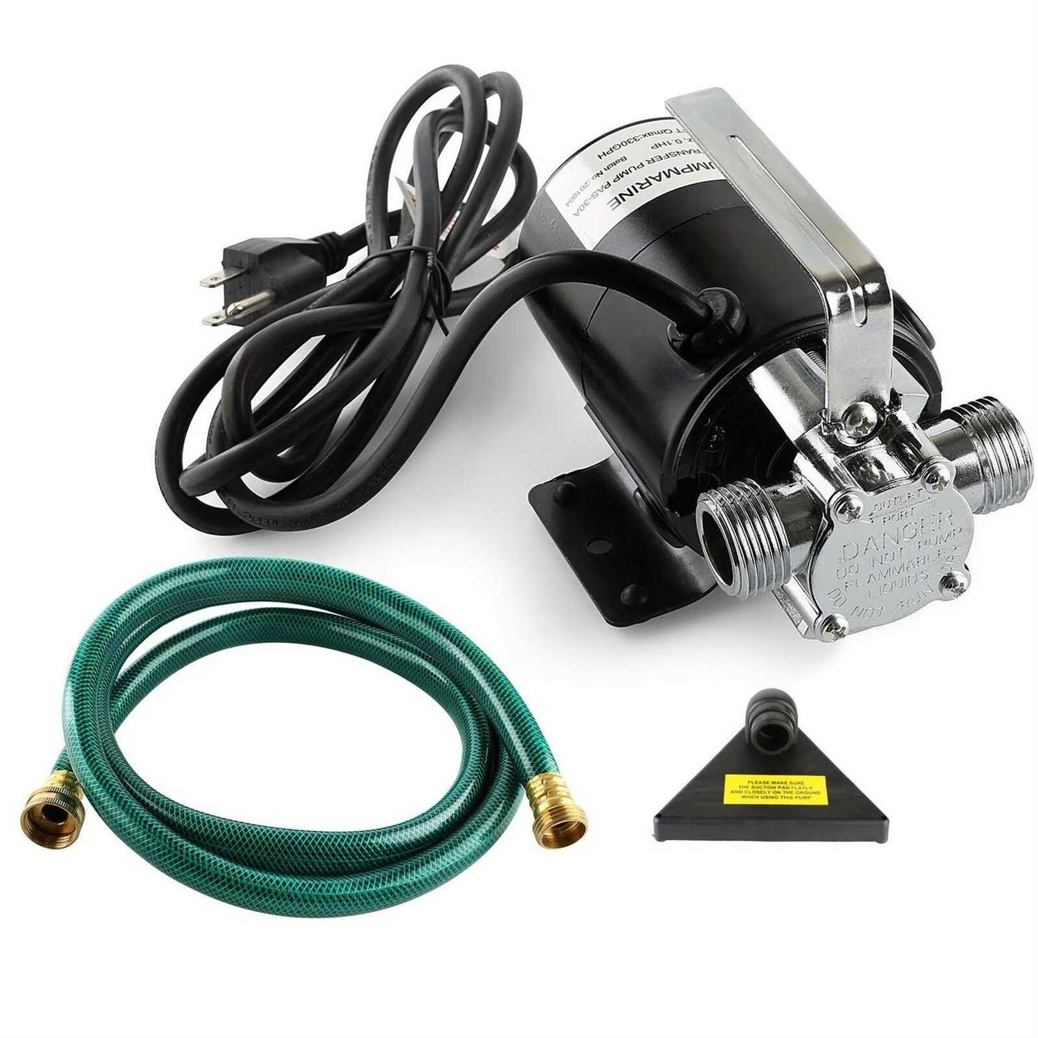 Sumpmarine UTP 115-Volt 330 GPH Portable Transfer Water Pump - Cheap Fitting