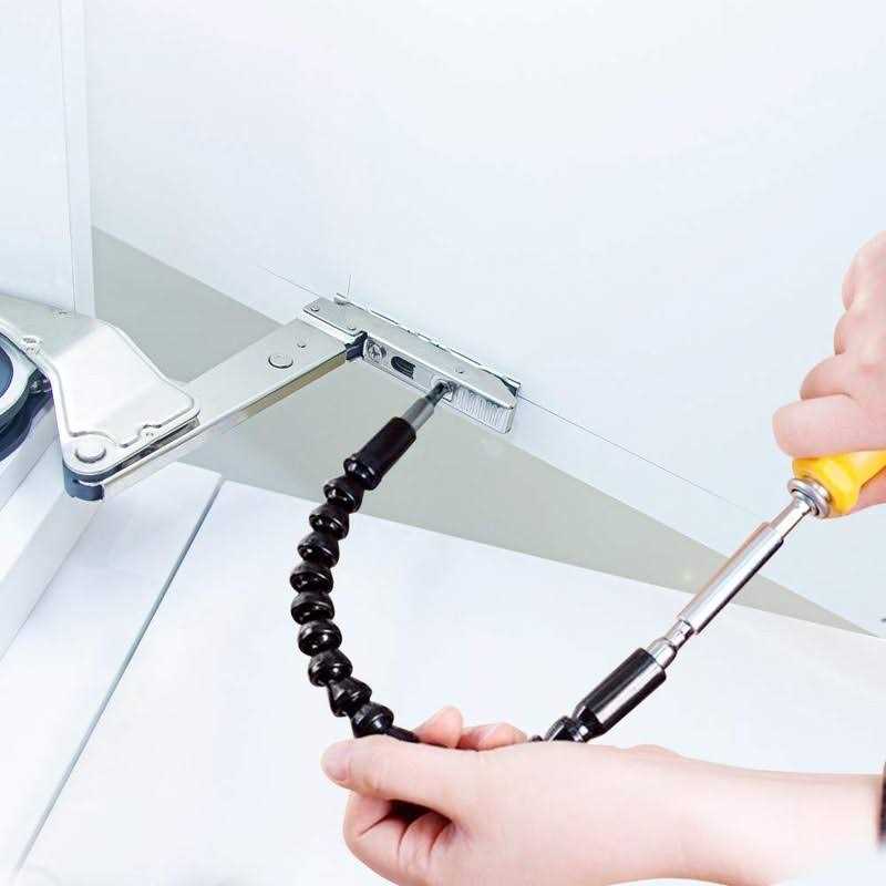 Yosoo Health Gear Flexible Extension Drill 11.6inch Screwdriver Bit Extension Universal Flexible Shaft Screwdriver with Magnetic Bit - Cheap Fitting