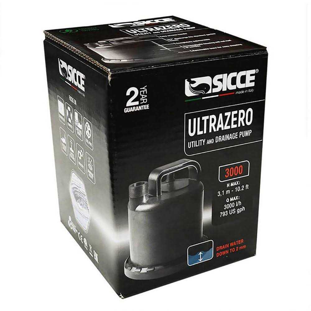 Sicce Ultra Zero Utility Pump - Cheap Fitting