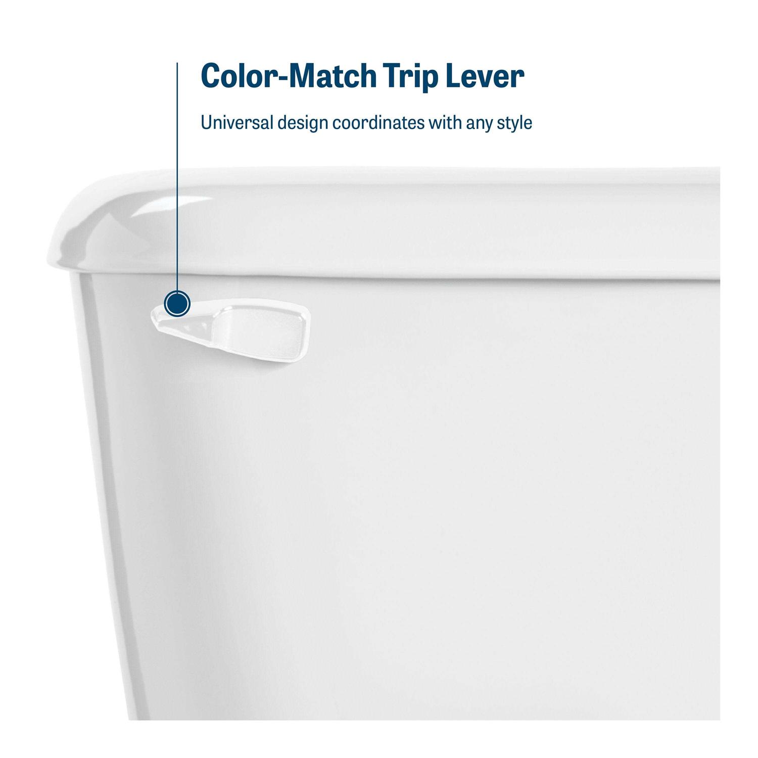 Mansfield Pro-Fit White Round Standard Height 2-piece WaterSense Toilet 12-in Rough-in 1.28-GPF 5130CTK - Cheap Fitting