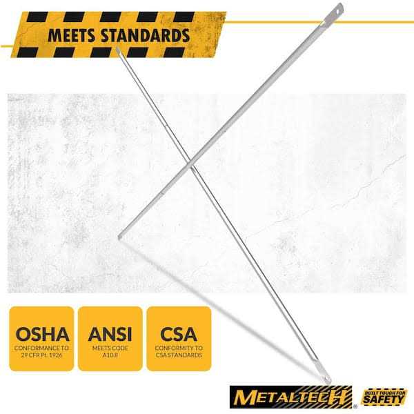 Metaltech Galvanized Sectional Cross brace 48 x 84 M-MC4884JP - Cheap Fitting