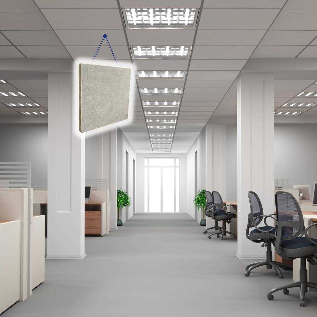 Soundsulate Sound Absorbing Acoustical Drop Ceiling Tiles - Cheap Fitting