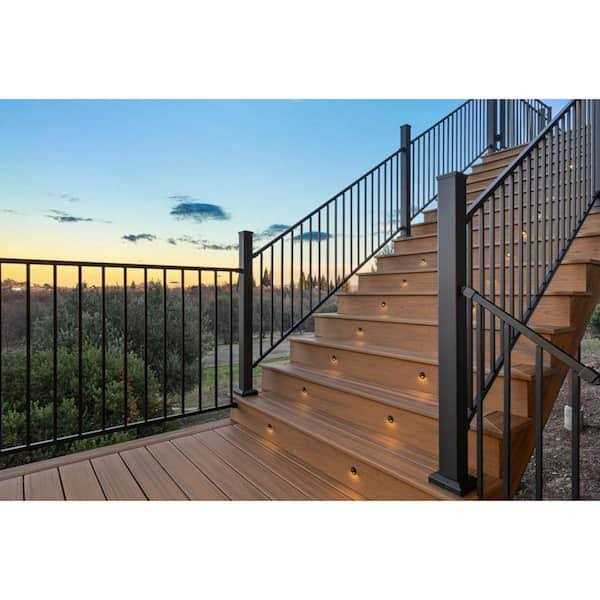 Fortress Fe26 40 in. H x 6 ft. W Bronze Steel Railing Stair Panel - Cheap Fitting