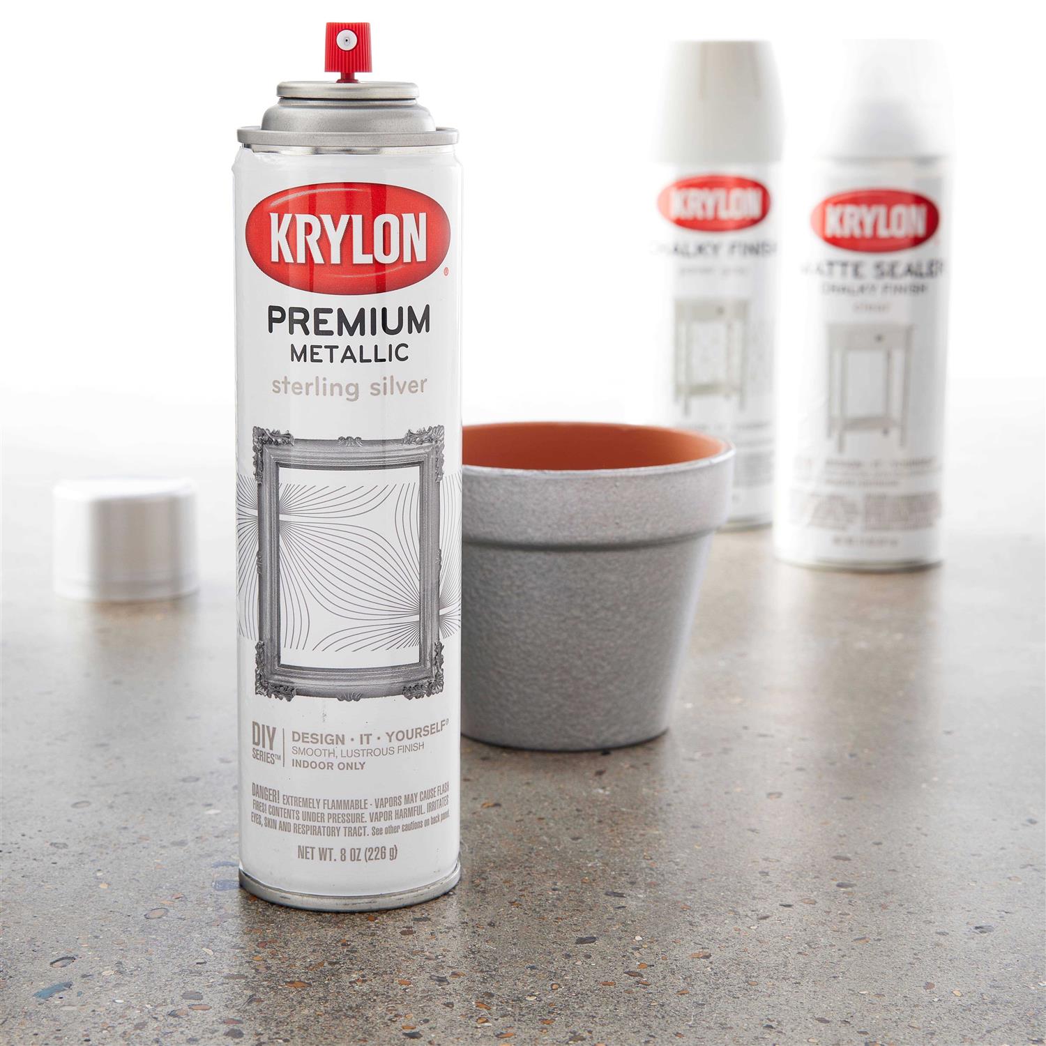 Krylon Premium Metallic Spray Paint - Cheap Fitting