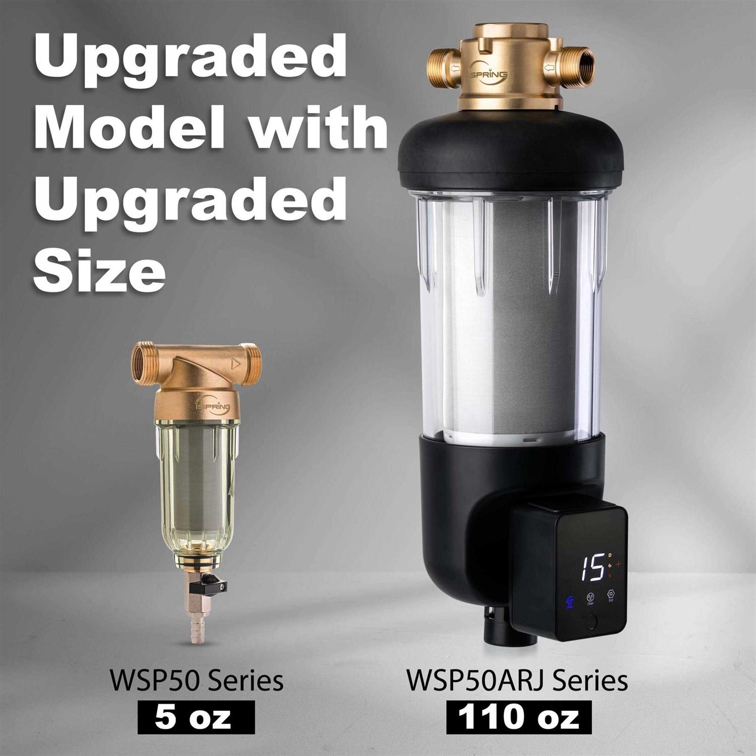 iSpring WSP50ARJ Spin-Down Sediment Water Filter Jumbo - Cheap Fitting