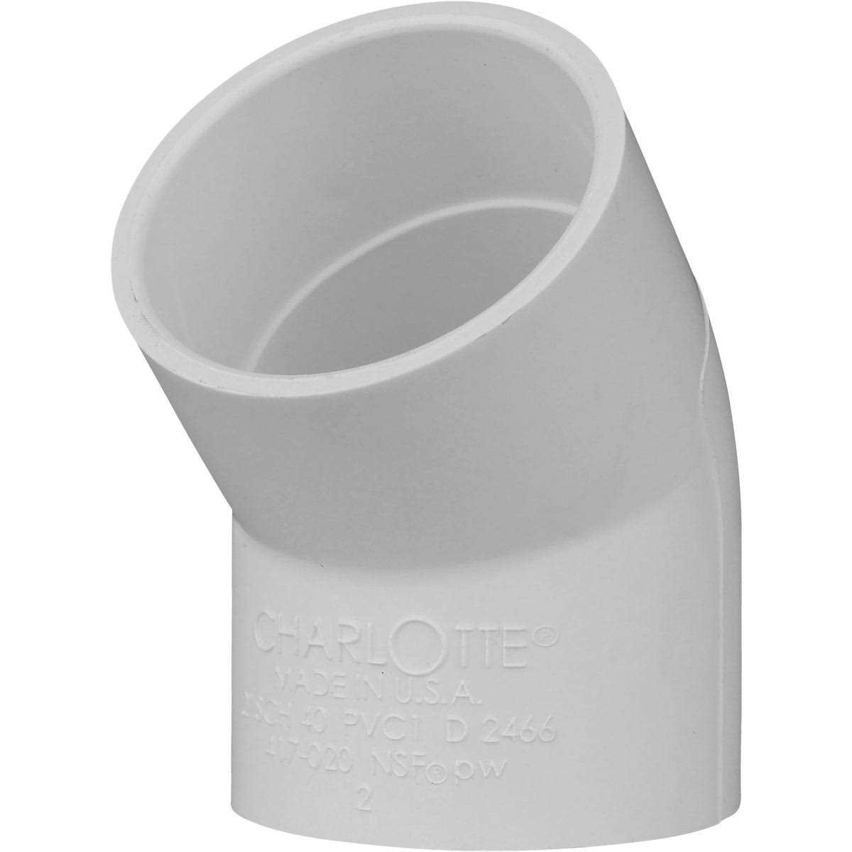 Charlotte Pipe 2 in. Schedule 40 PVC Coupling - Cheap Fitting