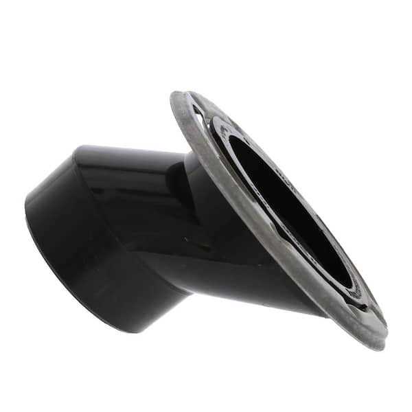 Jones Stephens 7 in. O.D. Plumbfit ABS Offset Closet Flange w/Stainless Steel Ring for 3 in. or 4 in. Schedule 40 DWV Pipe - Cheap Fitting