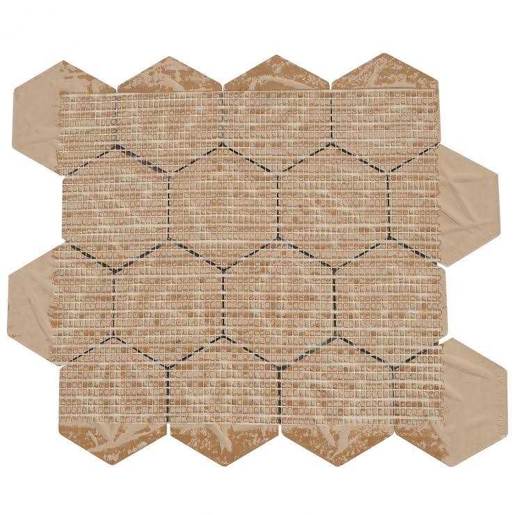 Ivy Hill Tile Maine Cement Hexagon Matte Ceramic Mosaic Floor and Wall Tile - Cheap Fitting