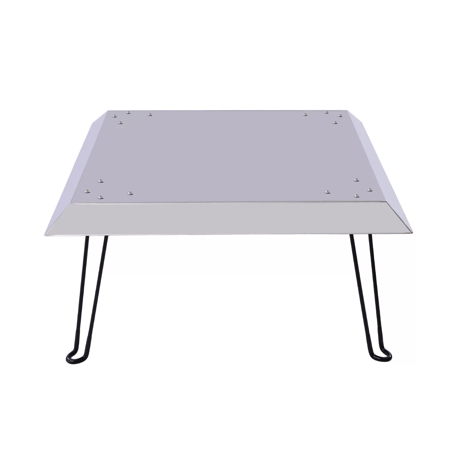 TOOL1SHOoo  Fire Pit Heat Deflector Stainless Steel Square Drop-in Burner Cover 25