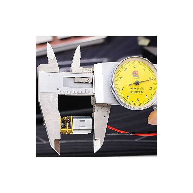 Acxico 3pcs Mini Micro N20 Gear Motor Dc 3v-6v Slow Speed Full Metal Gearbox Diy Robot Car - Cheap Fitting