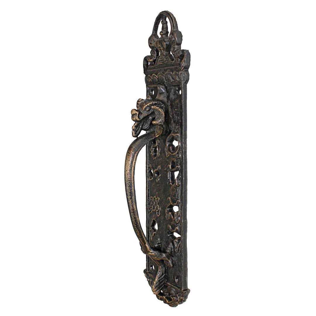 Design Toscano The Durley House Dragon Door Handle - Cheap Fitting