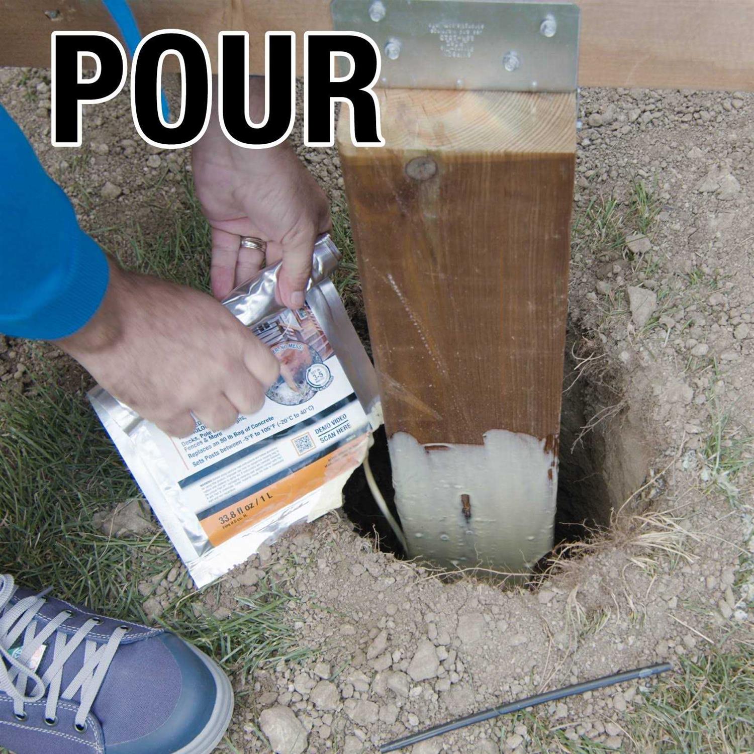 H.B. FULLER Fast 2K Deck Post Anchor Mix - Cheap Fitting