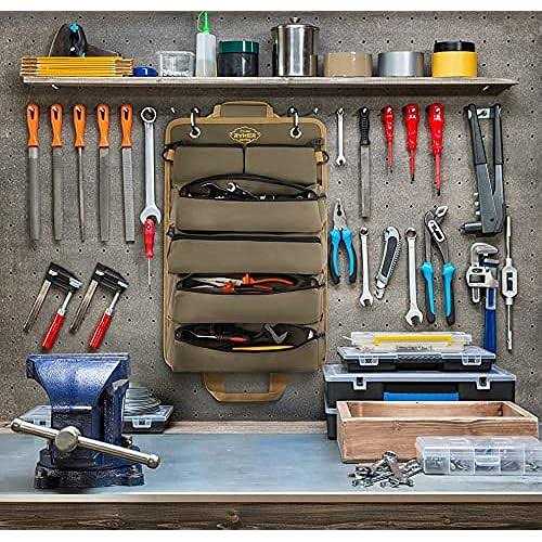 The Ryker Bag Tool Organizers Small Tool Bag W/Detachable Pouches Heavy Duty Roll Up Organizer - Cheap Fitting