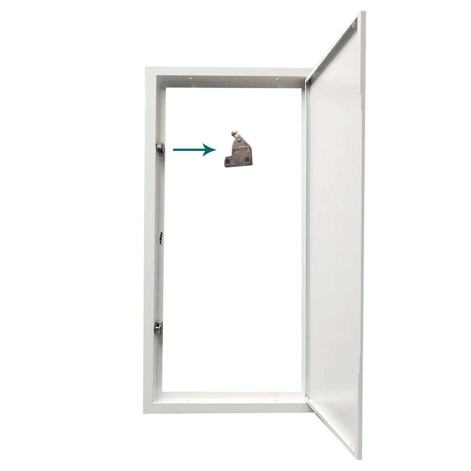 Fengze Metal Access Panel 14 x 29 Spring Lock No Key Needed Strong Steel Access Door for Drywall and Ceiling Have Push Catch Lock - Cheap Fitting
