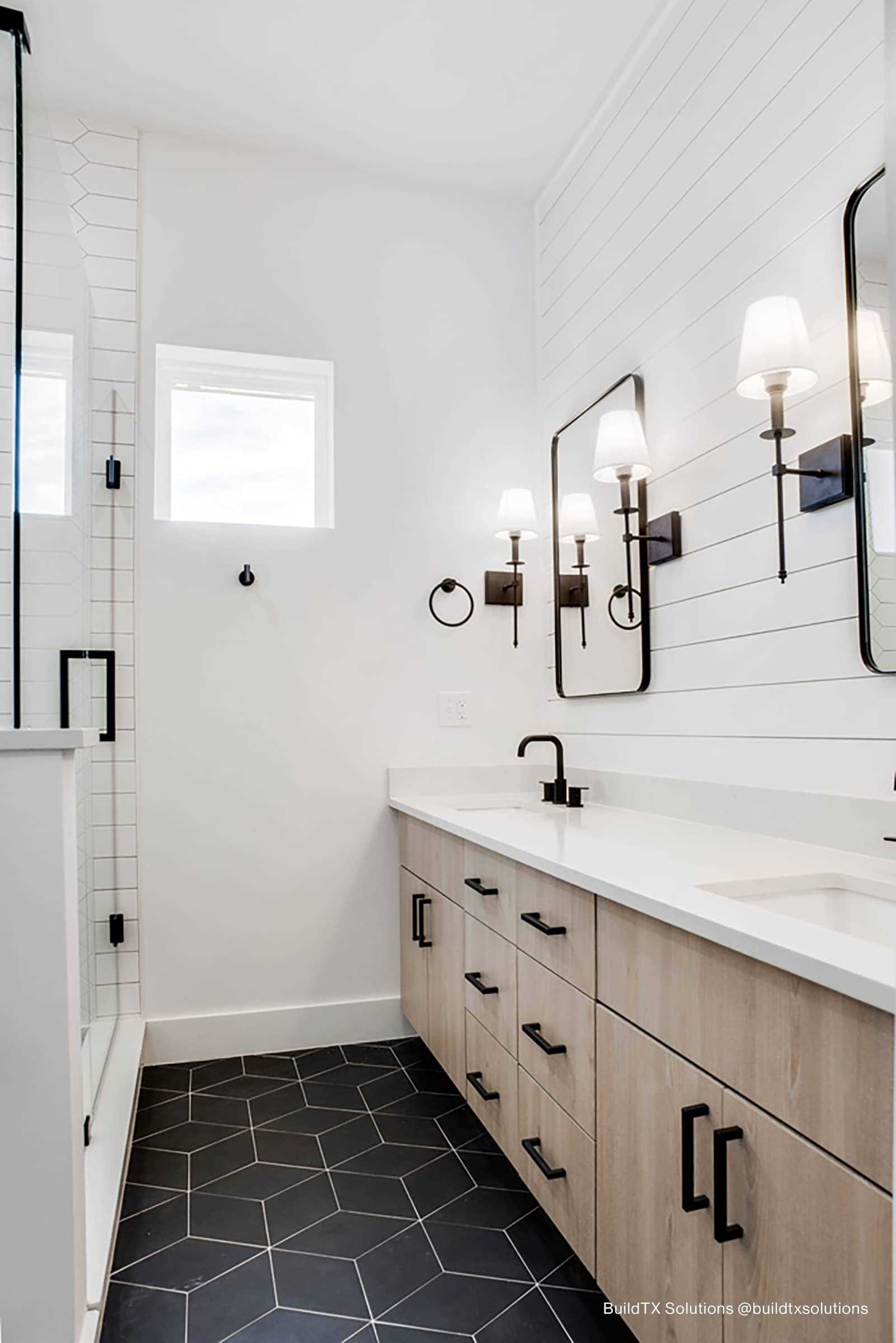 Bedrosians Allora Hexagon Matte Porcelain Tile 8.5 x 10 - Cheap Fitting