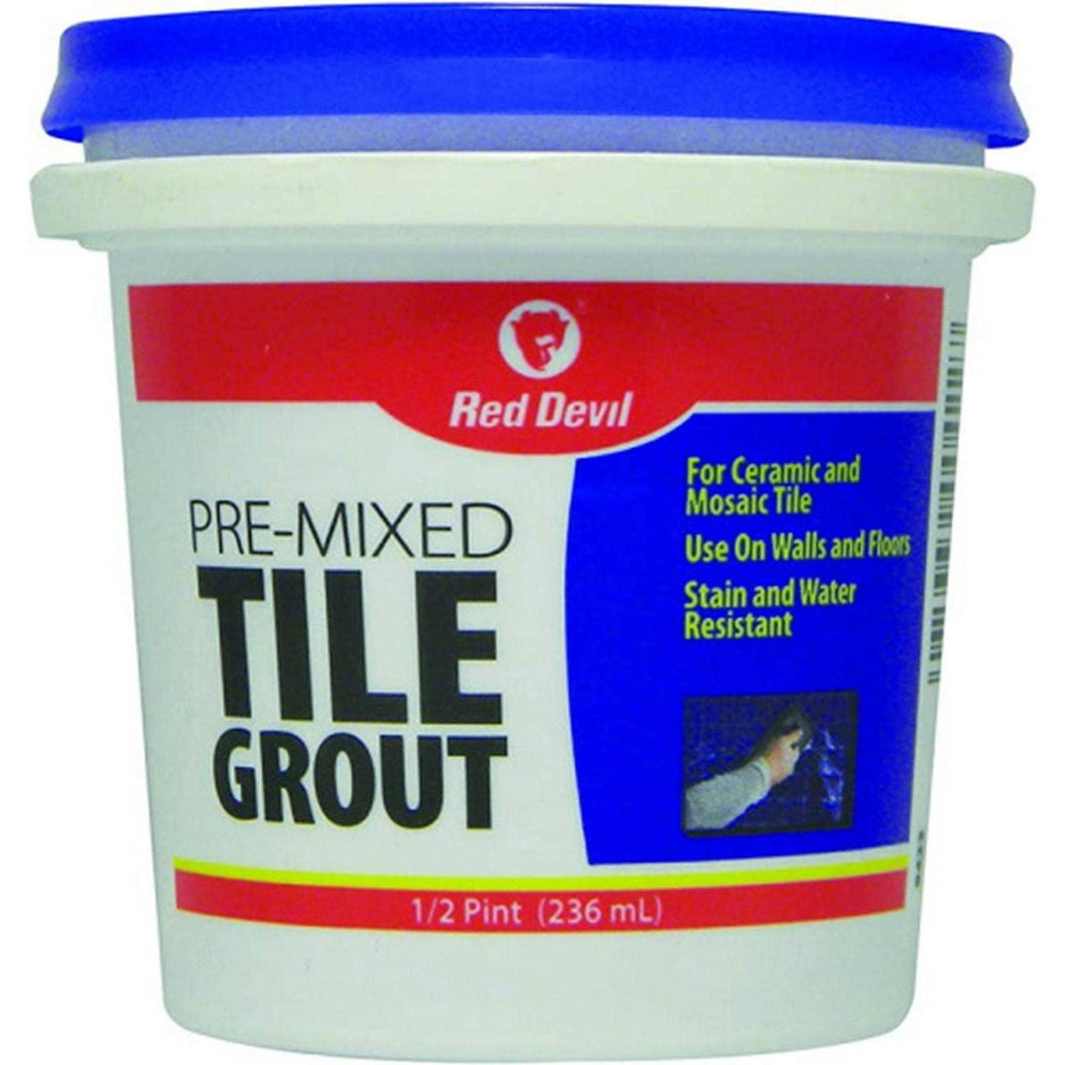 Red Devil 0422 Pre-Mixed Tile Grout - Cheap Fitting