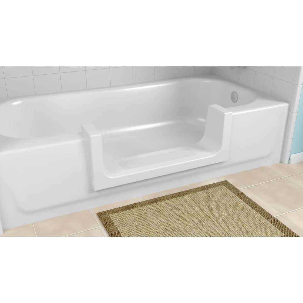 Cleancut Wide White Step Bathtub Conversion Kit - Cheap Fitting
