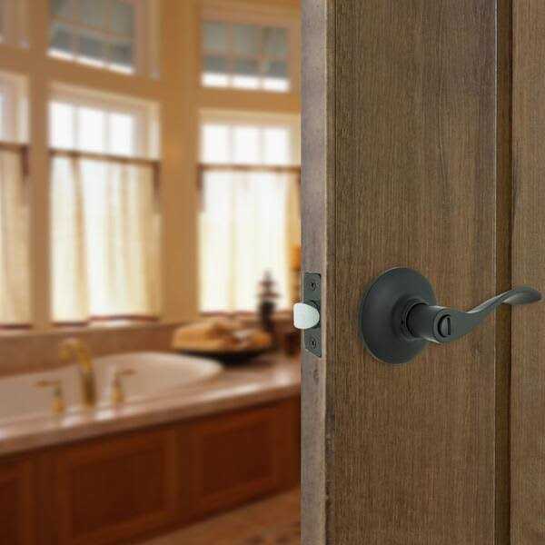 Defiant Zacoti Matte Black Bed/Bath Door Handle - Cheap Fitting