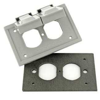 Leviton 4978-W 1-Gang Duplex device Wallplate Cover - Cheap Fitting