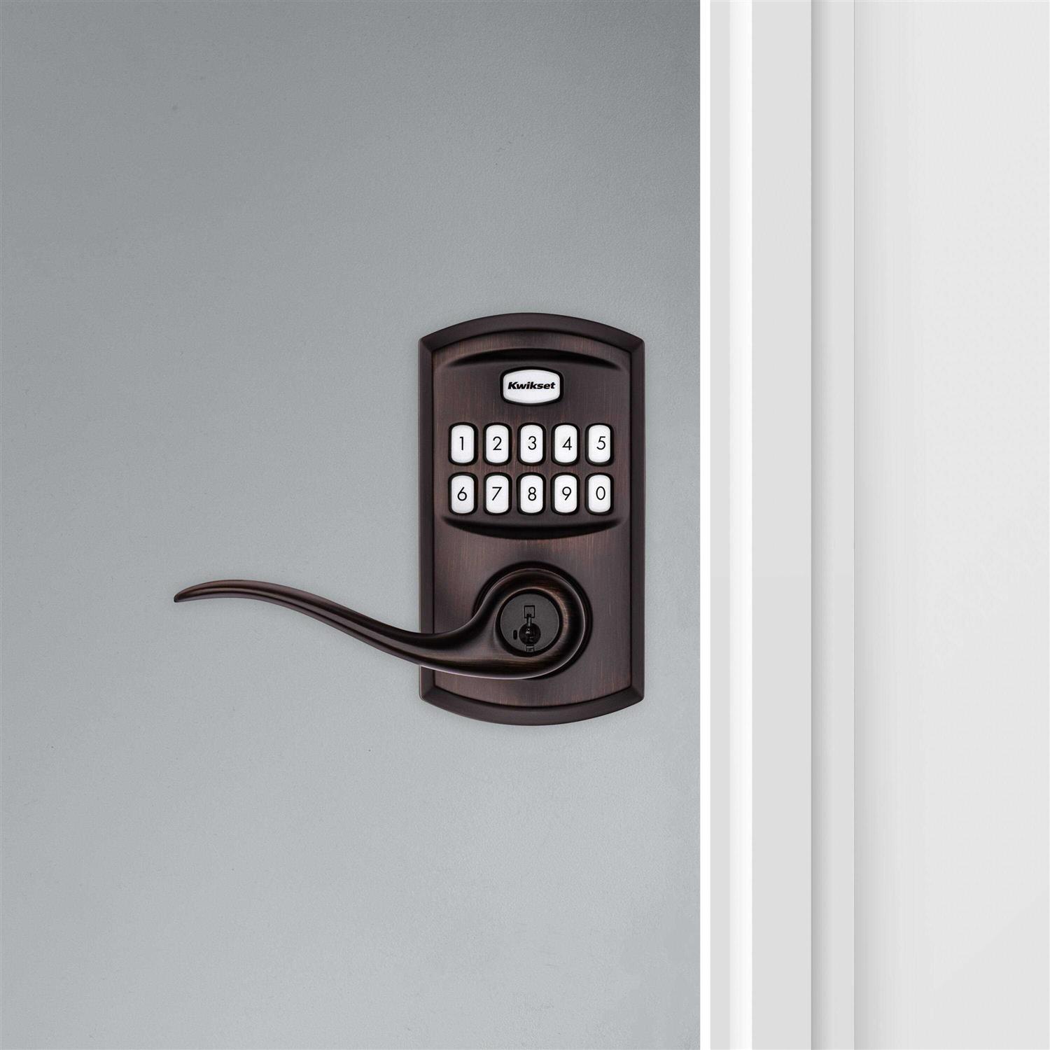Kwikset 917 SmartCode Electronic Tustin Lever - Cheap Fitting