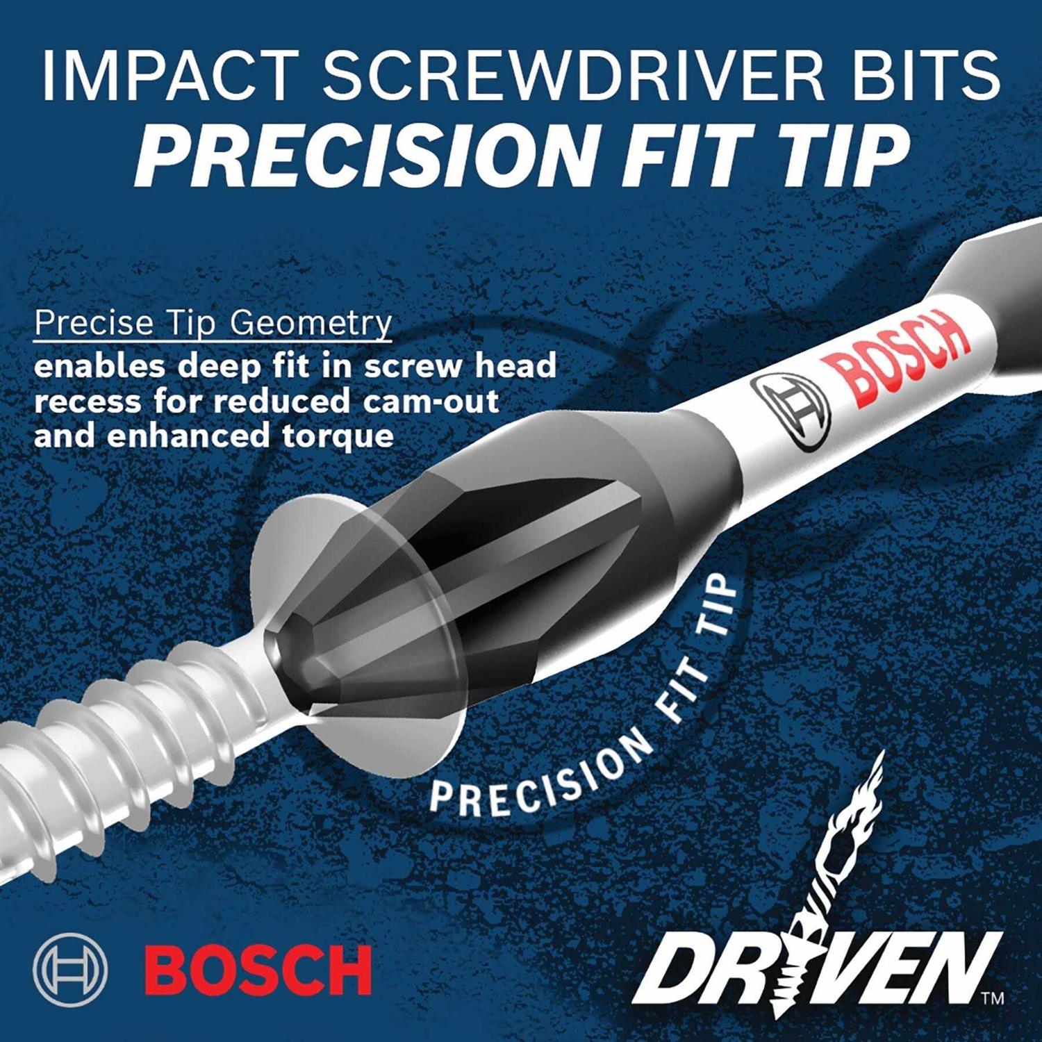 Bosch SDMSD45 45-Piece Driven Impact Screwdriving Custom Case Set - Cheap Fitting