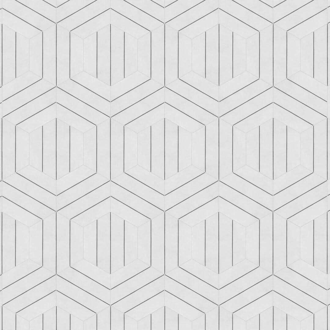 Merola Tile Portas Savona Hex 9 x 10 Porcelain Patterned Wall & Floor Tile - Cheap Fitting