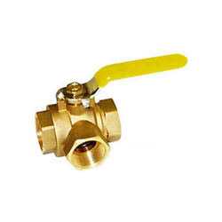 Approved Vendor Full Port 3-Way L-Port Ball Valve with Reversible Ha 40643 - Cheap Fitting