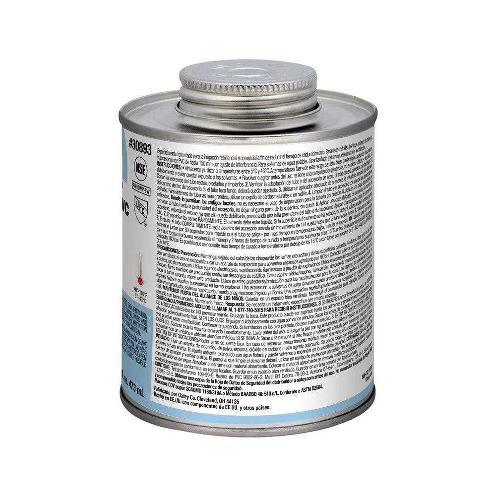 Oatey PVC Rain-R-Shine Blue Cement - Cheap Fitting