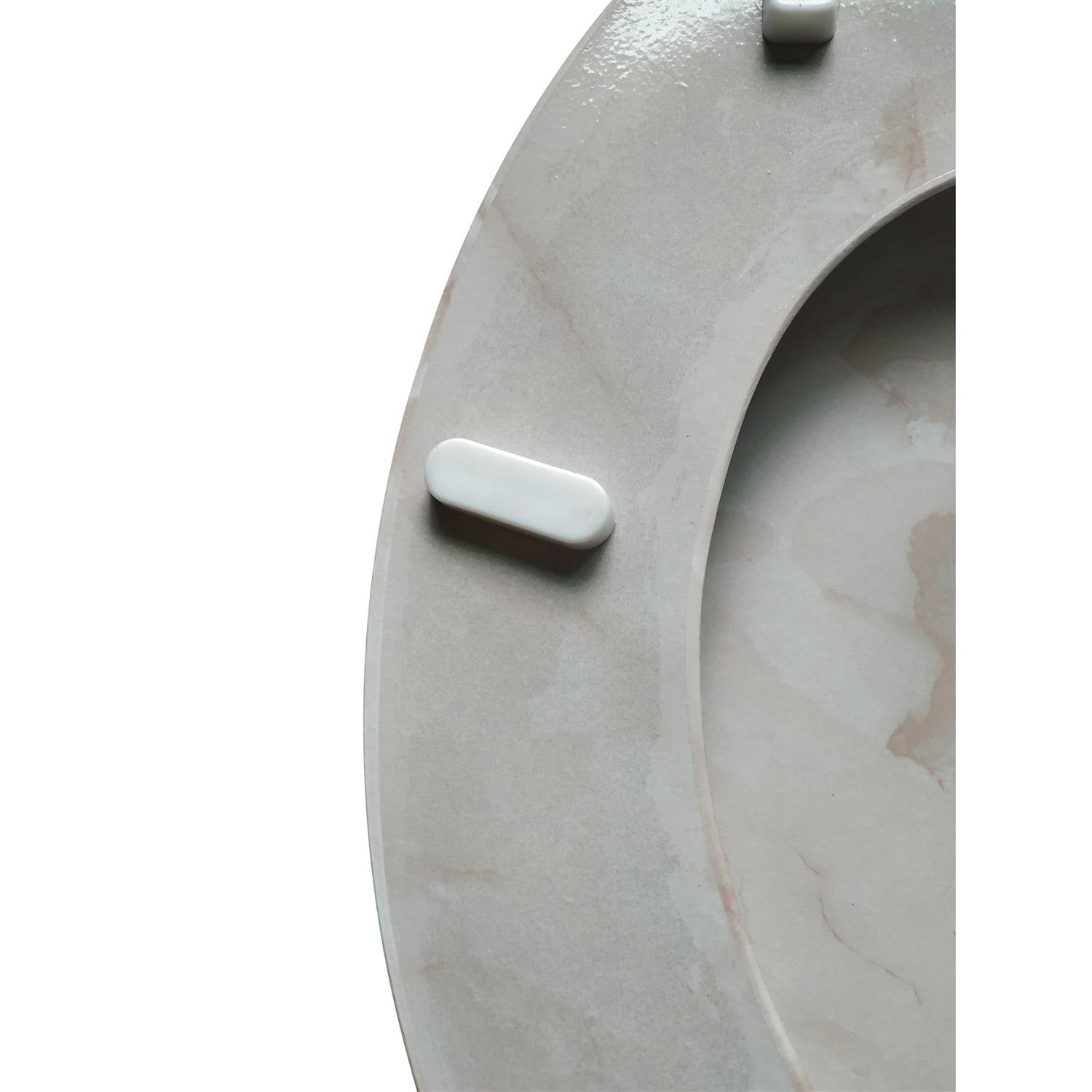 Dream Bath Heavy Duty Round Toilet Seat with Non-Slip Seat and Quick-Attach Easy Install Hardware - Cheap Fitting