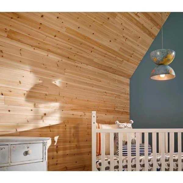 1/4 in. x 3-1/2 in. x 96 in. Cedar V-Plank - Cheap Fitting