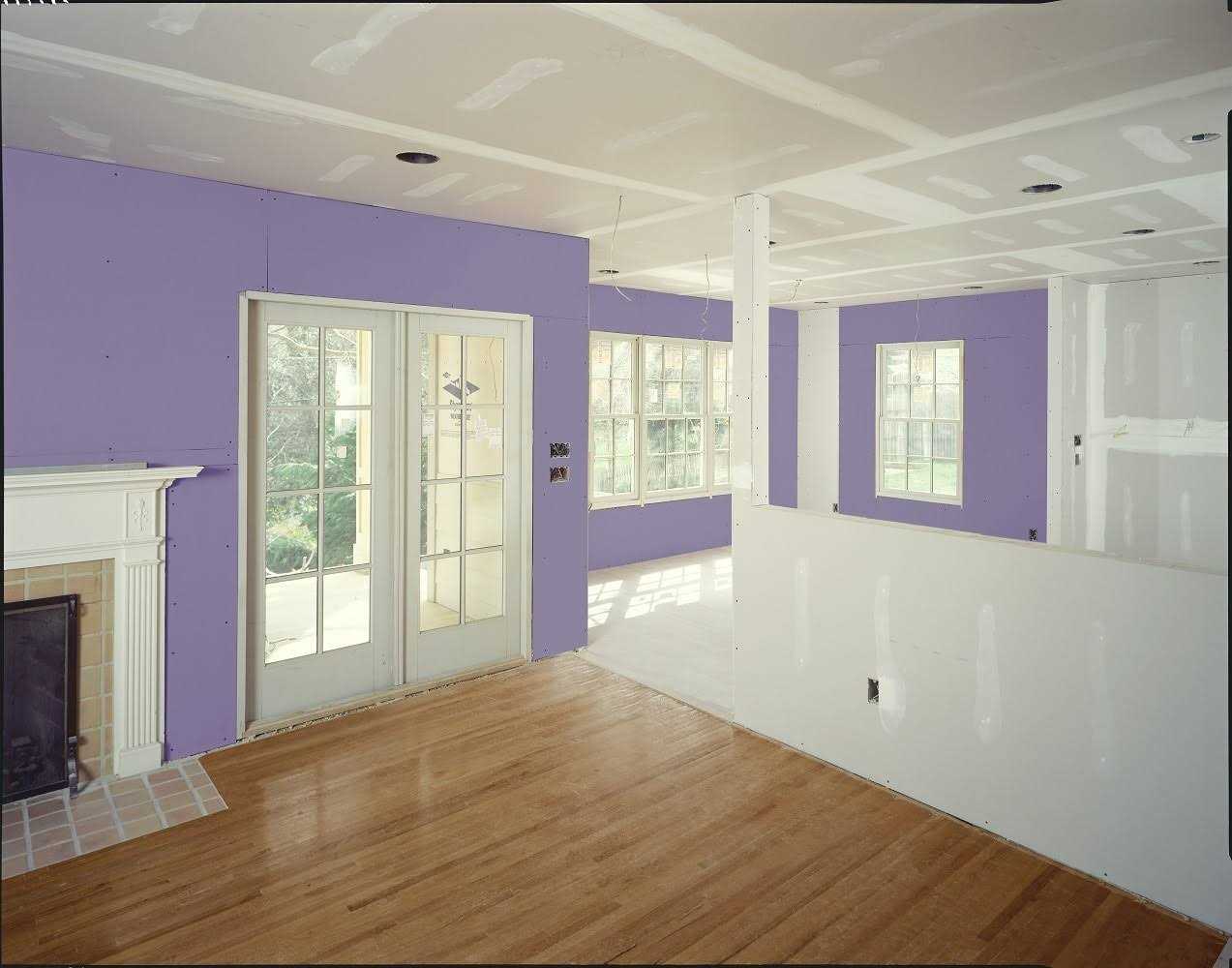 Gold Bond 5/8-in x 4-ft x 8-ft Fire-Shield PURPLE XP Mold Resistant Moisture Resistant Type x Drywall Panel 50001570 - Cheap Fitting