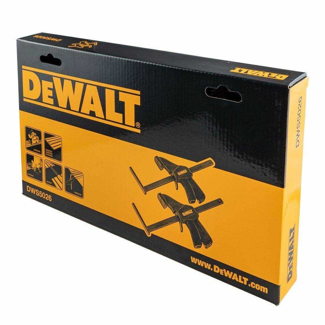 Dewalt Dws5026 Plunge Saw Clamps for Guide Rail - Cheap Fitting
