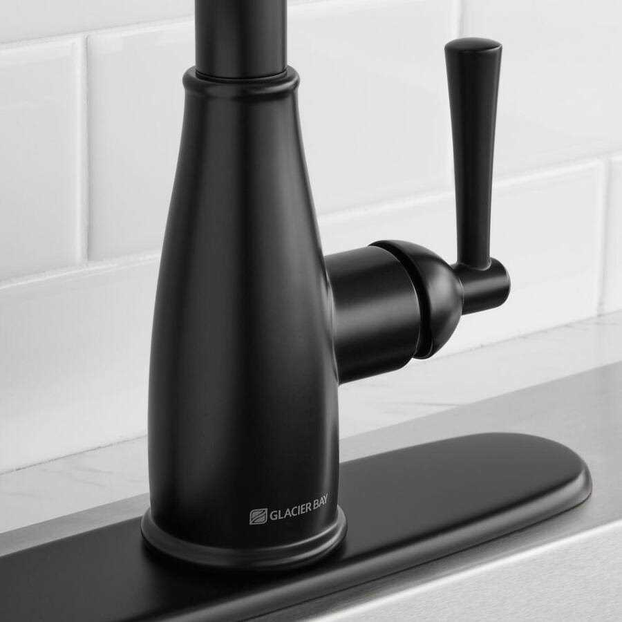 Glacier Bay Fairhurst 1004 Single-Handle Pull-Down Sprayer Kitchen Faucet with TurboSpray and FastMount - Cheap Fitting